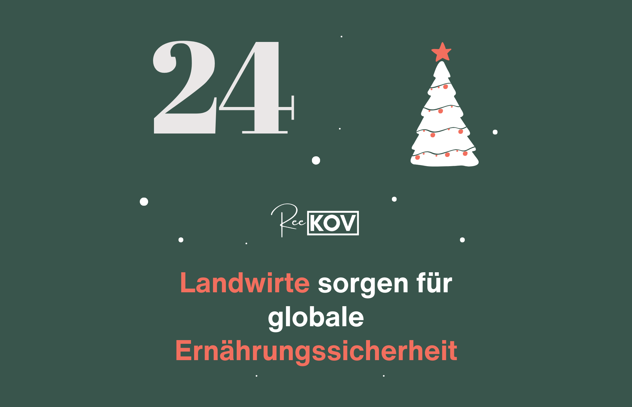 Landwirte sorgen für globale Ernährungssicherheit