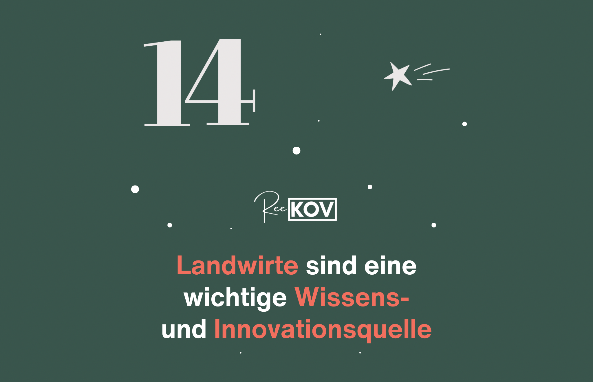 Landwirte sind eine wichtige Wissens- und Innovationsquell