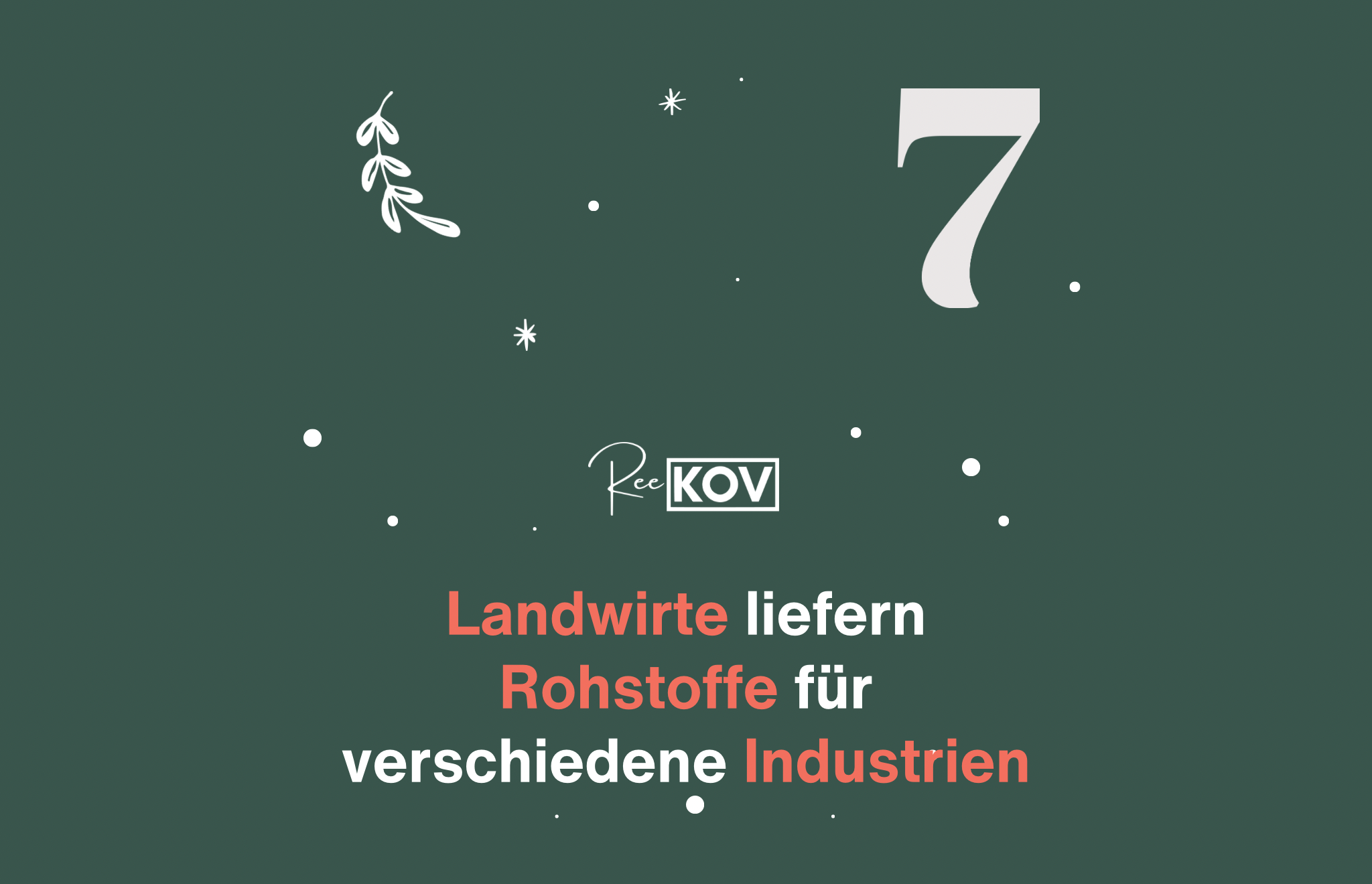 Zusätzlich zu ihrer primären Rolle als Rohstoffproduzenten spielen Landwirte auch eine wesentliche Rolle bei der Erhaltung der Umwelt.