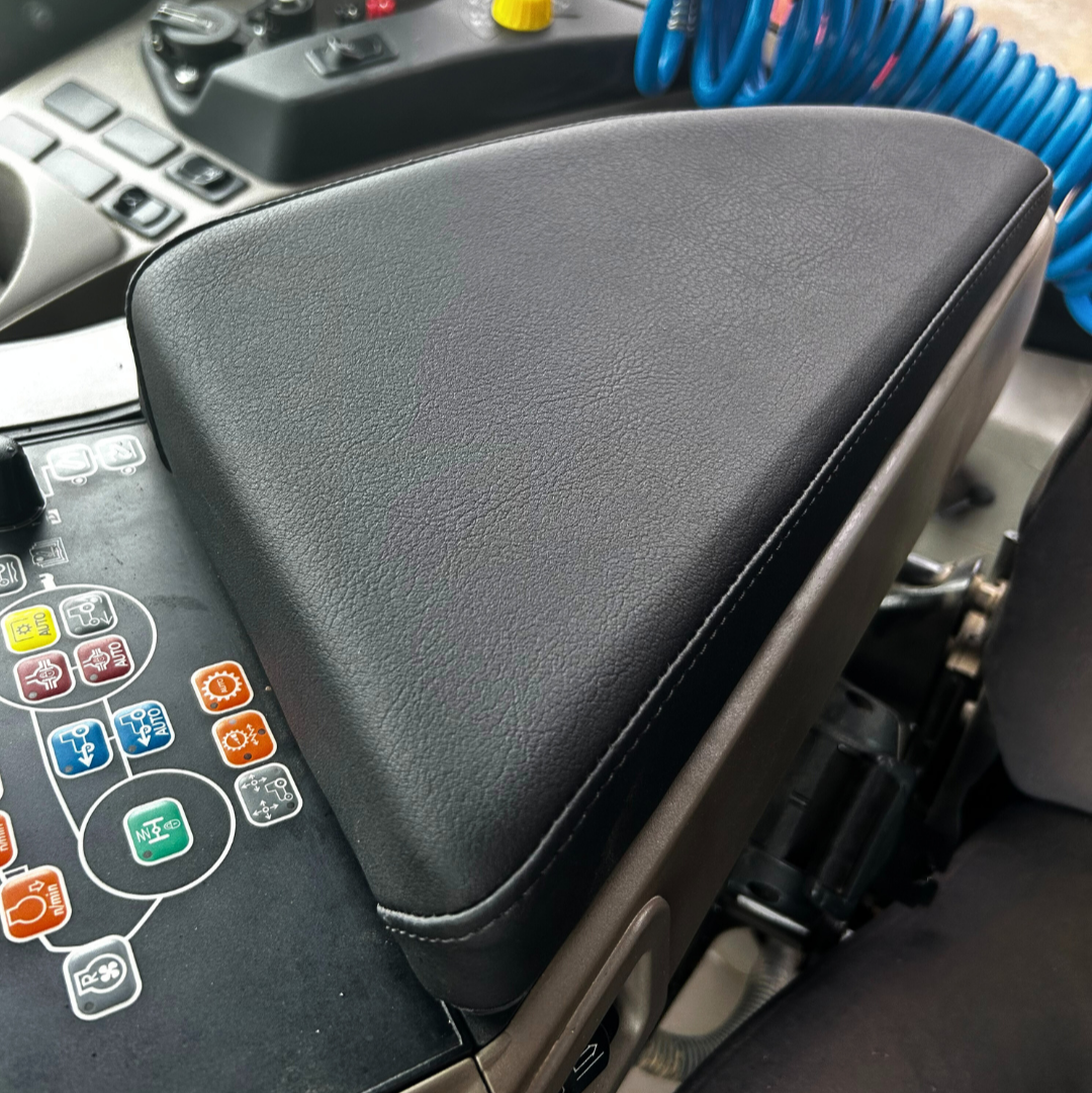 ALCS1 Kunstleder Armlehnenpolster schwarz